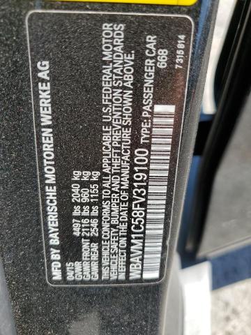 WBAVM1C58FV319100 BMW X1 Sdrive28i