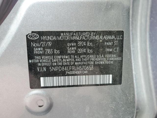 5NPD84LF9LH570653 Hyundai ELANTRA SEL