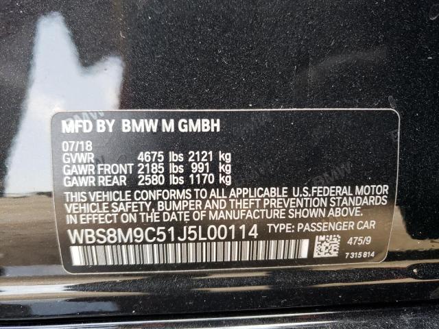 WBS8M9C51J5L00114 BMW M3