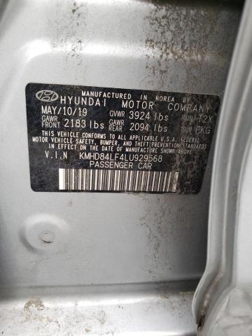 KMHD84LF4LU929568 Hyundai Elantra SE 12