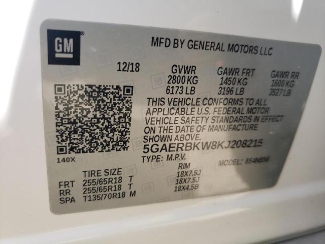 5GAERBKW8KJ208215 Buick Enclave Essence