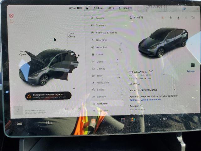 5YJYGDEE2MF145588 Tesla Model Y