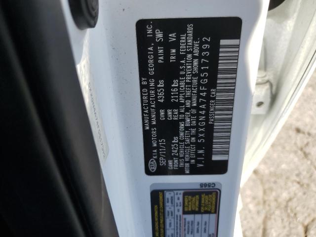 5XXGN4A74FG517392 KIA OPTIMA EX