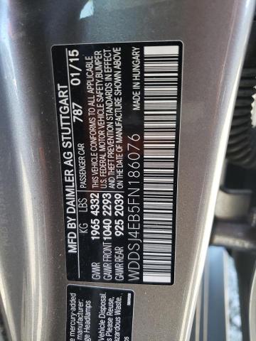 WDDSJ4EB5FN186076 Mercedes-Benz CLA 250