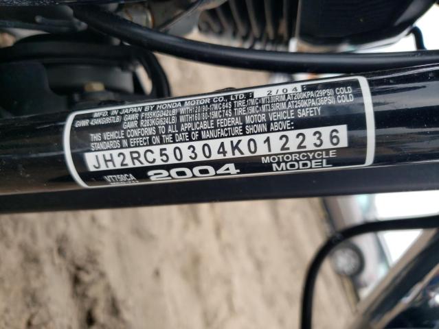 2004 HONDA VT750 CA JH2RC50304K012236