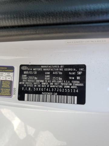 5XXGT4L37JG255134 KIA Optima Lx