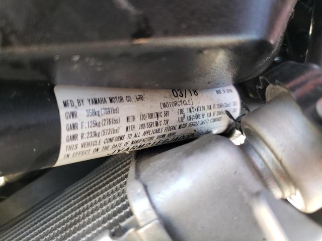 2018 YAMAHA XSR700 - JYARM21E6JA000786