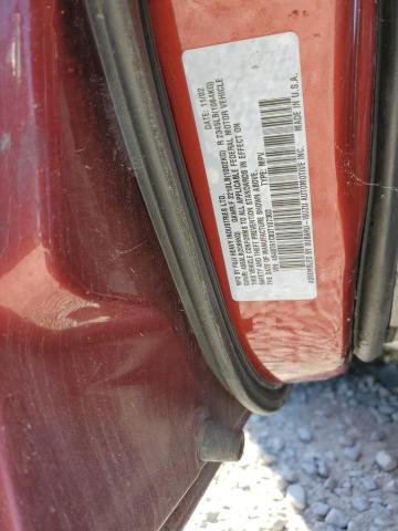 VIN: 4S4BT61C837107302 Auction: COPART Lot: 62043013 Location: UT - SALT LAKE CITY 4S4BT61C837107302 SUBARU BAJA 2003 MAROON Photo 12