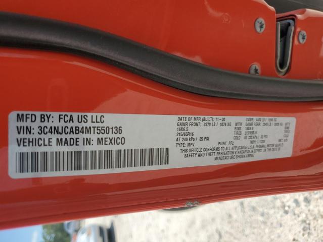 3C4NJCAB4MT550136 Jeep Compass Sport
