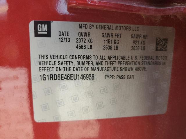 VIN 1G1RD6E46EU146938 2014 Chevrolet Volt no.12