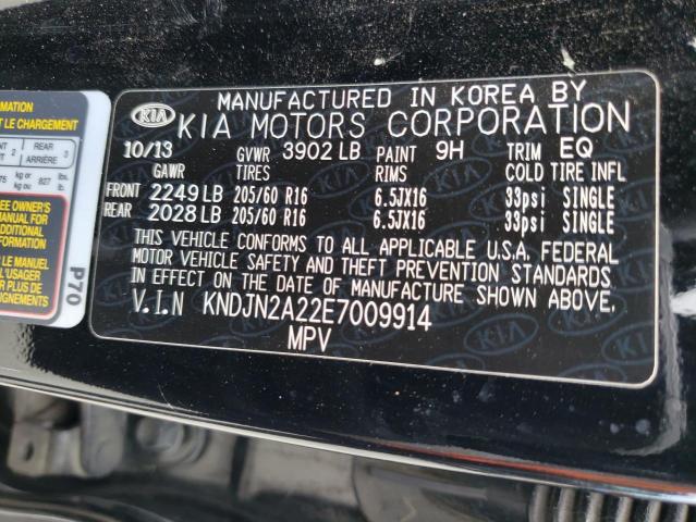 KNDJN2A22E7009914 | 2014 KIA SOUL