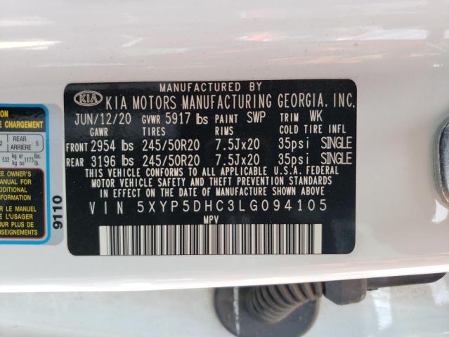 5XYP5DHC3LG094105 KIA Telluride Sx