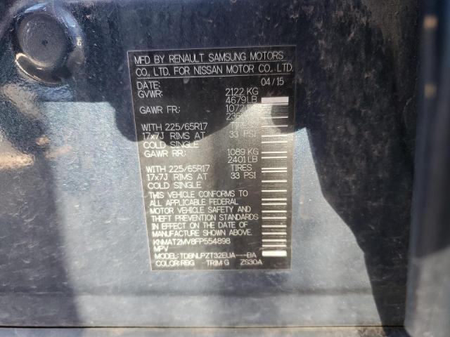 KNMAT2MV8FP554898 Nissan ROGUE S