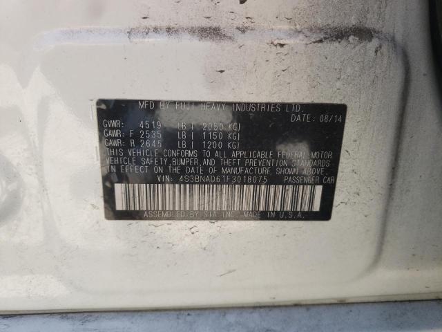 4S3BNAD61F3018075 Subaru Legacy 2.5i Premium