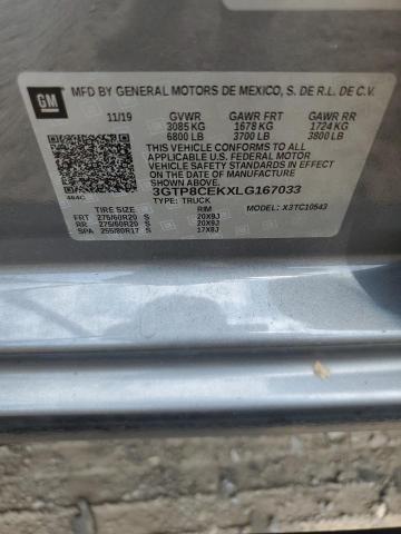 3GTP8CEKXLG167033 GMC Sierra C1500 Elevation