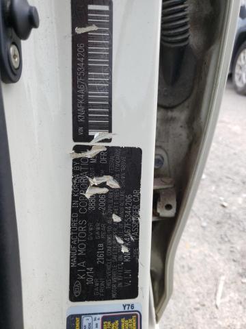 KNAFK4A67F5344206 KIA FORTE LX