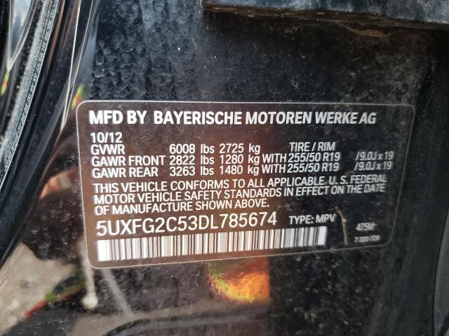 VIN 5UXFG2C53DL785674 2013 BMW X6, Xdrive35I no.13