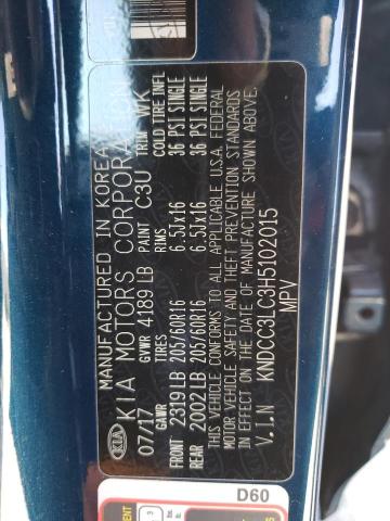 KNDCC3LC3H5102015 KIA NIRO EX