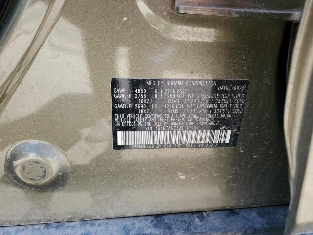 4S4BTANC5M3111734 Subaru Outback Limited