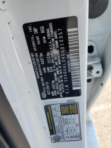 5XXGU4L34GG013357 KIA OPTIMA EX