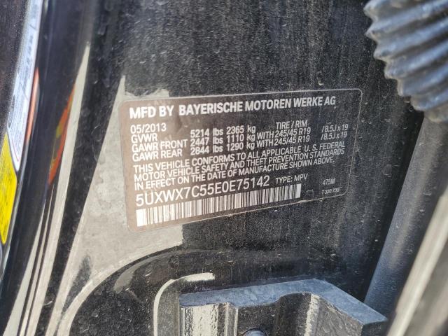5UXWX7C55E0E75142 BMW X3 Xdrive35i