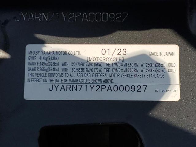 2023 YAMAHA MT09 C JYARN71Y2PA000927