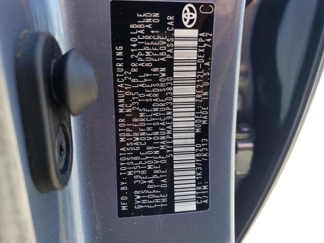 5YFEPMAE9NP303830 Toyota COROLLA LE