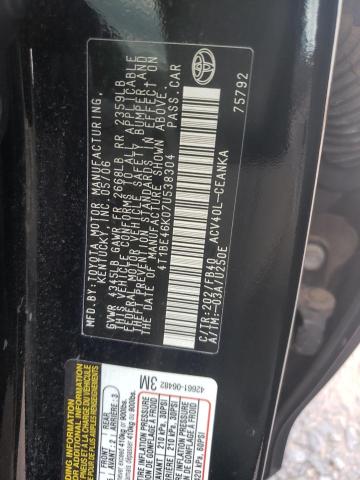 4T1BE46K07U538304 2007 Toyota Camry Ce