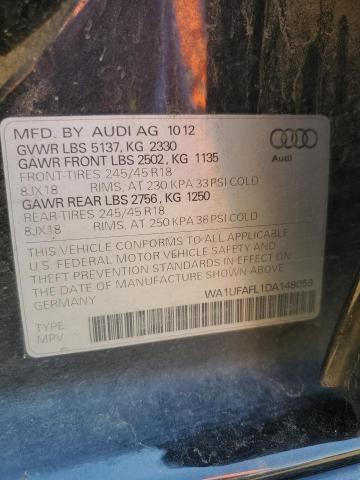 VIN WA1UFAFL1DA148059 2013 Audi A4, Premium Plus no.13