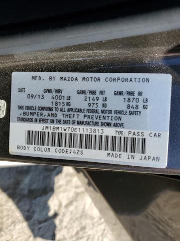 JM1BM1W70E1113813 Mazda 3 Grand Touring