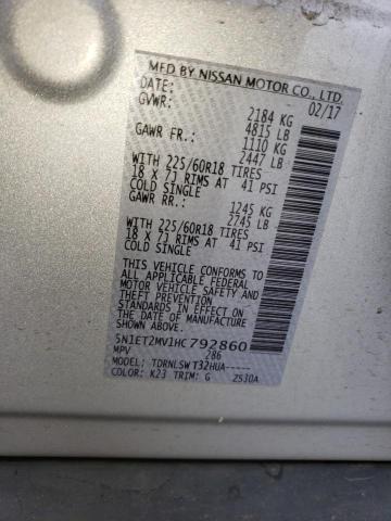 5N1ET2MV1HC792860 Nissan Rogue Sv Hybrid
