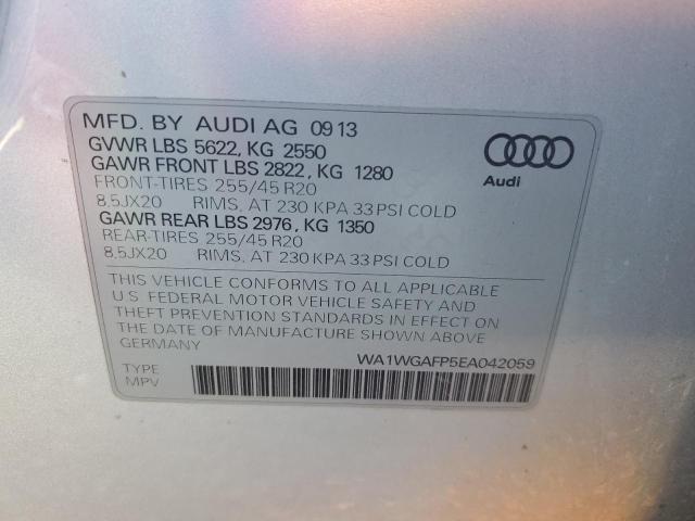 VIN WA1WGAFP5EA042059 2014 Audi Q5, Prestige no.14