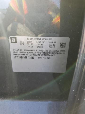 2016 CHEVROLET MALIBU HYB - 1G1ZJ5SU8GF173489