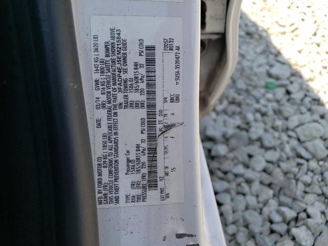 3FADP4EJ5EM215843 Ford FIESTA SE