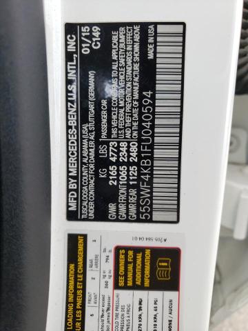 55SWF4KB1FU040594 Mercedes-Benz C 300 4matic