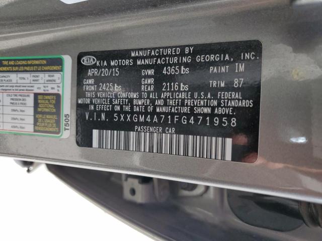 5XXGM4A71FG471958 KIA Optima Lx