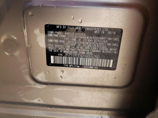 JF2SJADC6FH465250 Subaru Forester 2.5i Premium