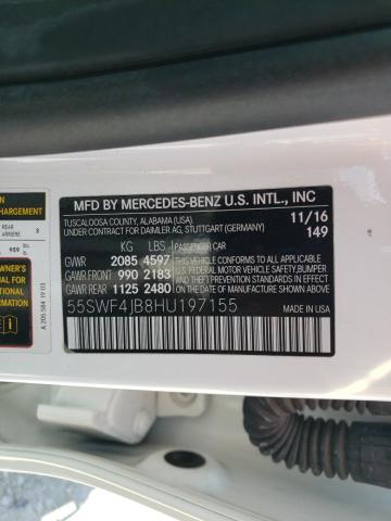 55SWF4JB8HU197155 Mercedes-Benz C 300
