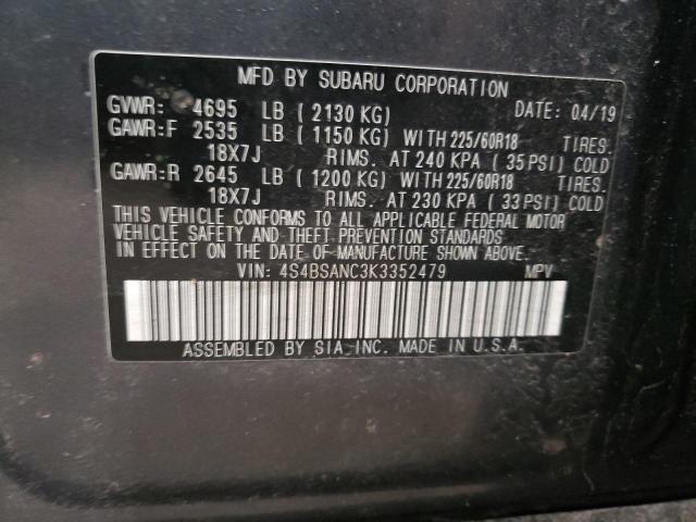 4S4BSANC3K3352479 Subaru Outback 2.5i Limited