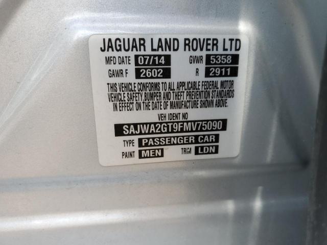 2015 JAGUAR XJL SUPERC - SAJWA2GT9FMV75090