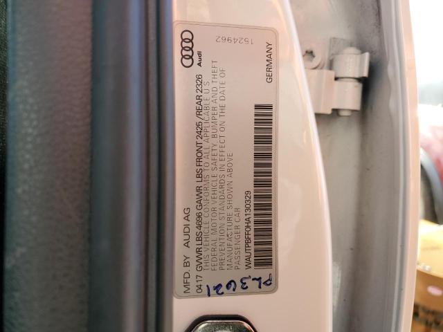 2017 AUDI A3 E-TRON - WAUTPBFF0HA130329