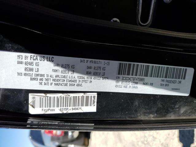 2C3CDXCT6FH759891 Dodge CHARGER R/T