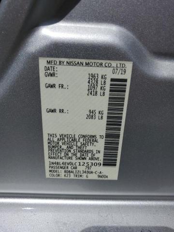 1N4BL4EV0LC125309 Nissan ALTIMA SL