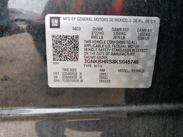 2019 CHEVROLET BLAZER 3LT - 3GNKBHRS8KS645746