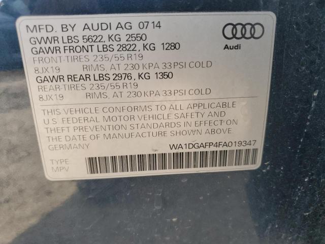 WA1DGAFP4FA019347 2015 AUDI Q5 - Image 13