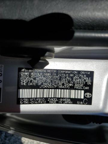 Toyota PRIUS 2015 JTDKN3DU7F1884370 Image 12
