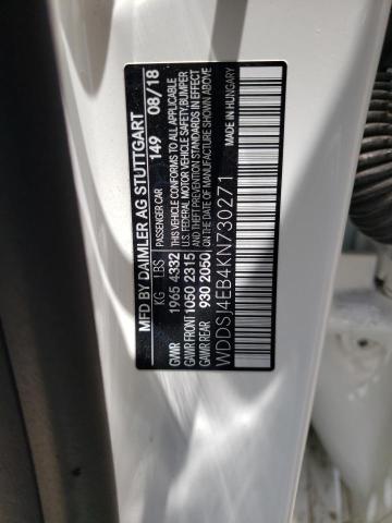 WDDSJ4EB4KN730271 Mercedes-Benz CLA 250