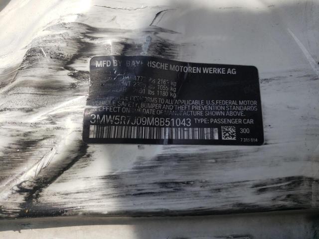 2021 BMW 330XI - 3MW5R7J09M8B51043