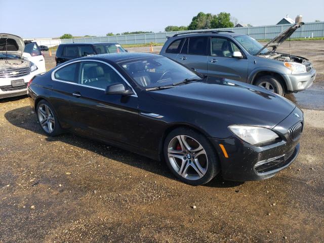 VIN: WBALX5C52CC894175 Auction: COPART Lot: 59887023 Location: WI - MADISON SOUTH WBALX5C52CC894175 BMW 6 SERIES 2012 BLACK Photo 4