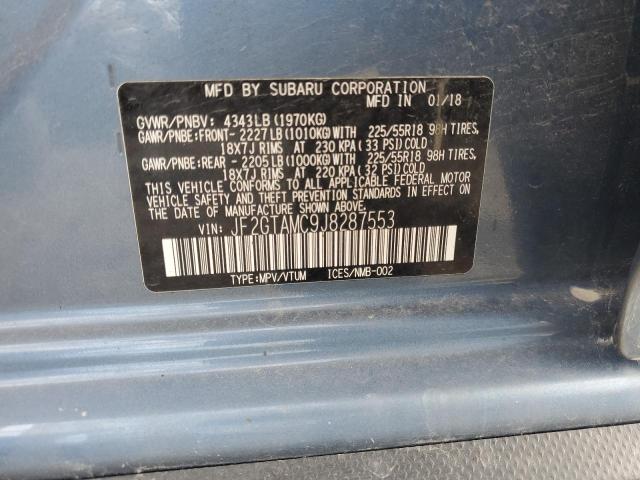 JF2GTAMC9J8287553 Subaru Crosstrek Limited